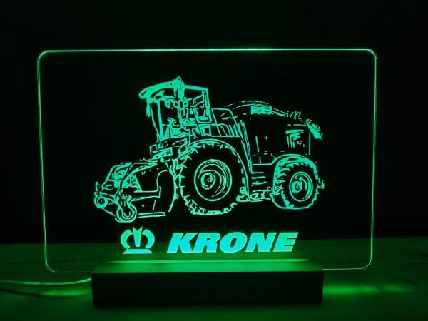 Krone Big King LED Schild